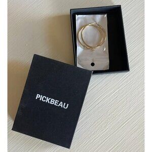 New 4 Pairs Silver Gold Hoop Earrings for Women | 14K Gold Plated Hoop Earrings